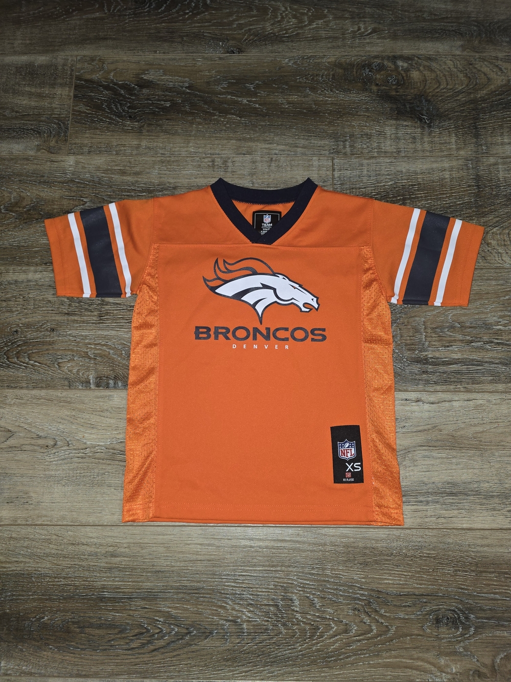Denver Broncos Official NFL Football Kids Jersey Shirt Youth XS 4-5